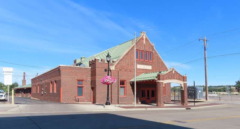 Former Soo Line Passenger Depot in Minot, North Dakota, now the Old Soo Depot Transportation Museum