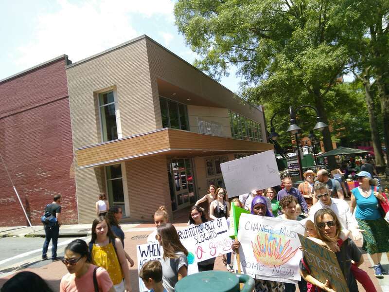 Impressions from the FridaysForFuture Climate Strike in Charlottesville on 24 May 2019