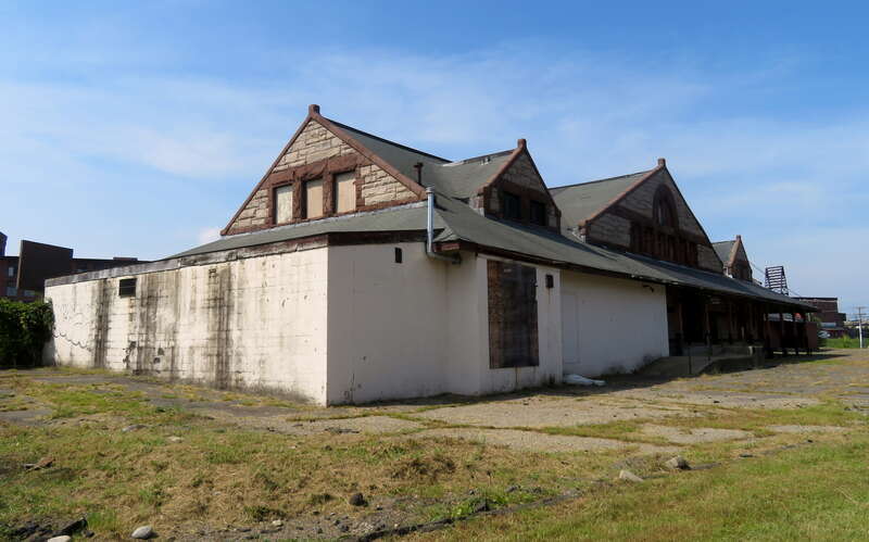 The former Holyoke station in August 2018