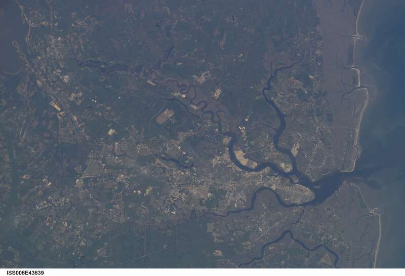 View of South Carolina taken during ISS Expedition 6.