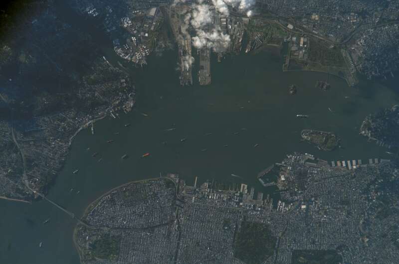 View of New Jersey taken during ISS Expedition 16.