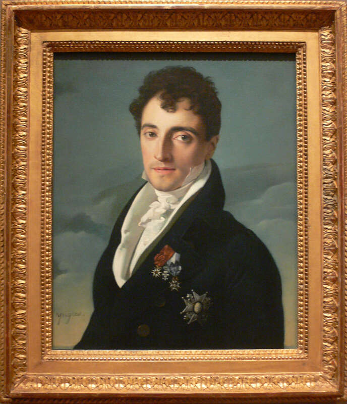 Ingres - Baron Joseph-Pierre Vialetès de Mortarieu. Huile sur toile, 61,2 x 50,2 cm, Pasadena (Ca, USA), Norton Simon Museum, F.1983.03.P