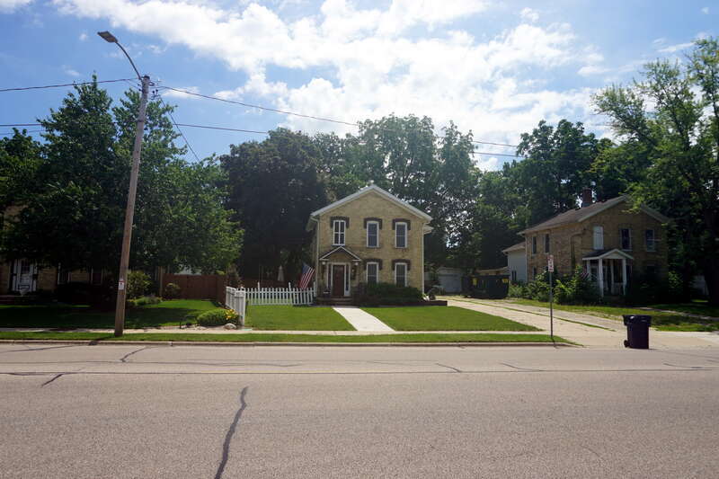 The Conrad Cottages Historic District in Janesville, Wisconsin (United States).