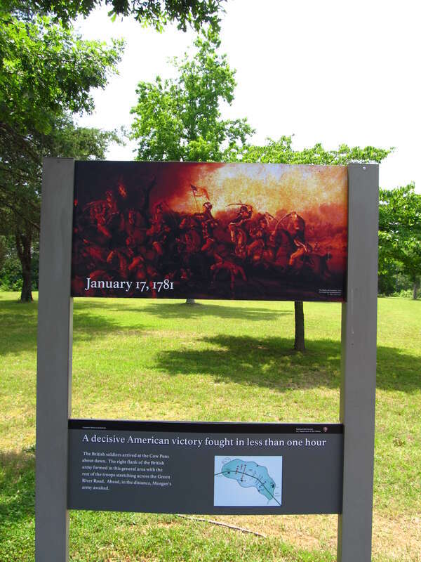 Cowpens National Battlefield or Cowpens National Battlefield Park is a unit of the National Park Service just east of Chesnee, South Carolina, not far from the North Carolina state line. Brigadier General Daniel Morgan won the Battle of Cowpens, a