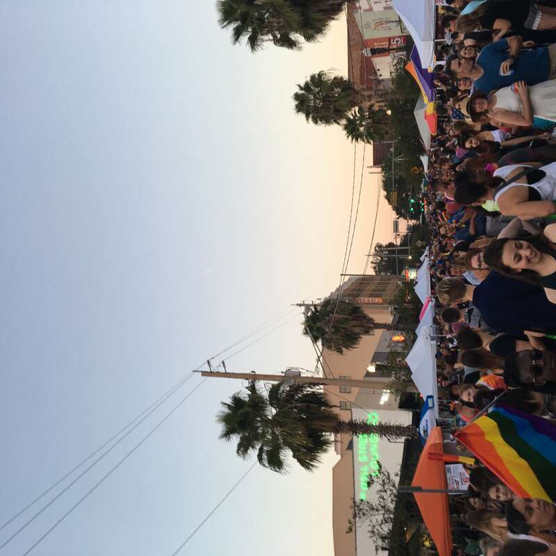 Jacksonville Gay Pride celebration in the 5-Points area.