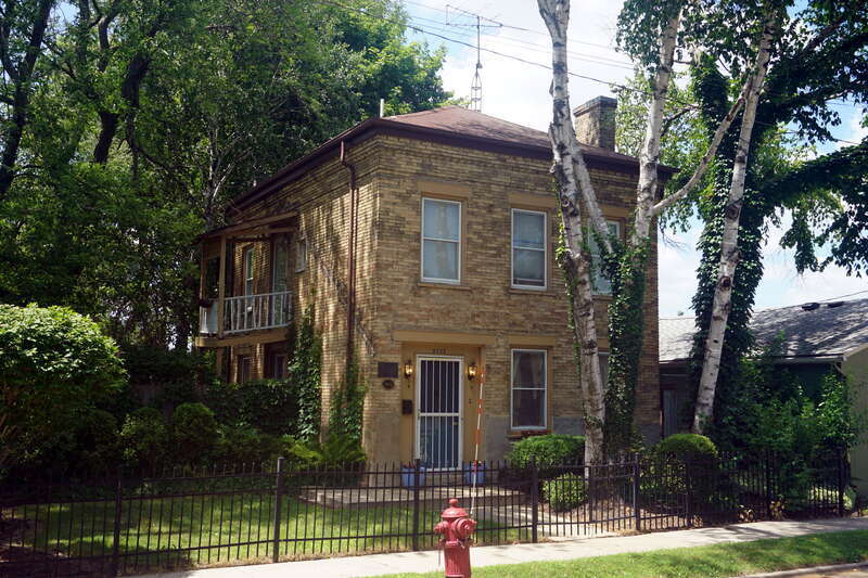 The John McCaffary House in Kenosha, Wisconsin (United States).