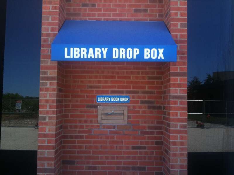 Library Drop Box on the second floor