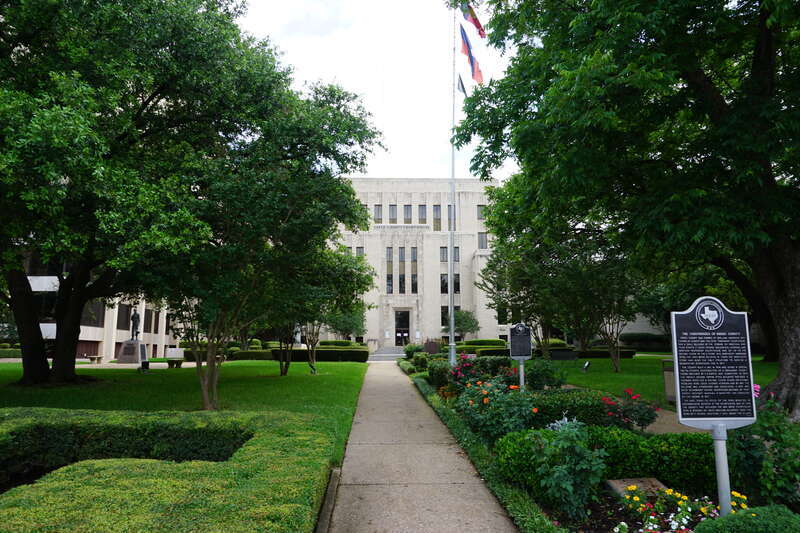 The Gregg County Courthouse in Longview, Texas (United States).