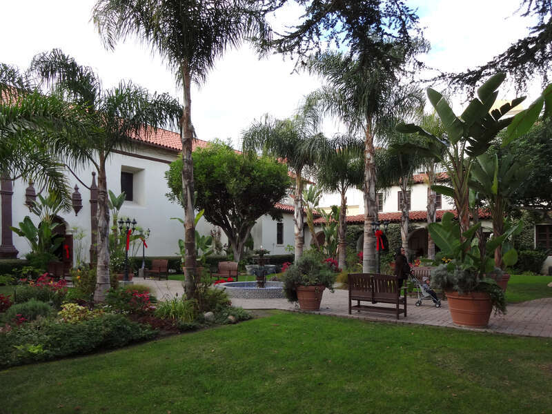 Courtyard of Mission San Buenaventura