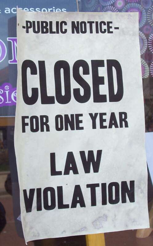 Movie set for Johnny Depp Movie "Public Enemies" 04.15.08 (Oshkosh, Wisconsin)