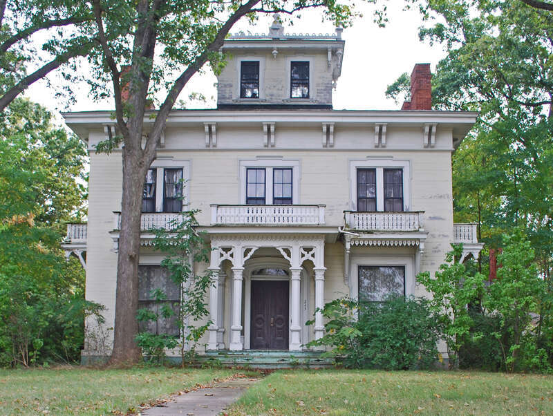 Myrick-Palmer House  — Pontiac, Michigan. 
The Victorian Gothic style house is a Registered Michigan State Historic Site, and on the National Register of Historic Places.