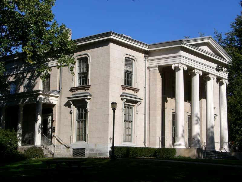 Skinner House, completed in 1832, 46 Hillhouse Avenue, Yale University, New Haven, CT