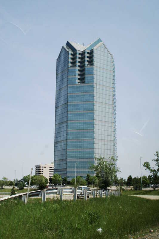Oakbrook Terrace Tower, located at 1 Tower Lane, Oakbrook Terrace, Illinois.