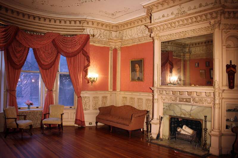 Paine Mansion (Pi Kappa Phi Alpha Tau, "Castle") Parlor