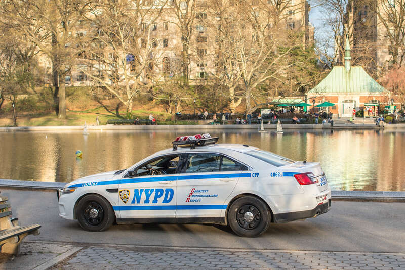Ford Taurus Police Interceptor patrolling New York's Central Park