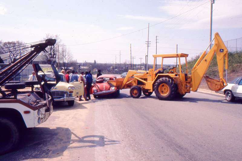 Near the University of South Carolina, Columbia, March 1975.