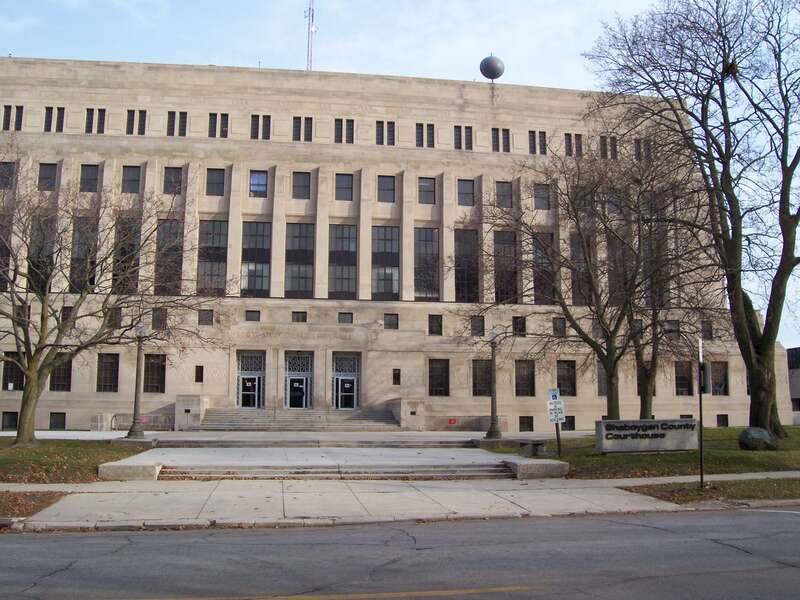 The Sheboygan County courthouse in Sheboygan, Wisconsin, USA.
