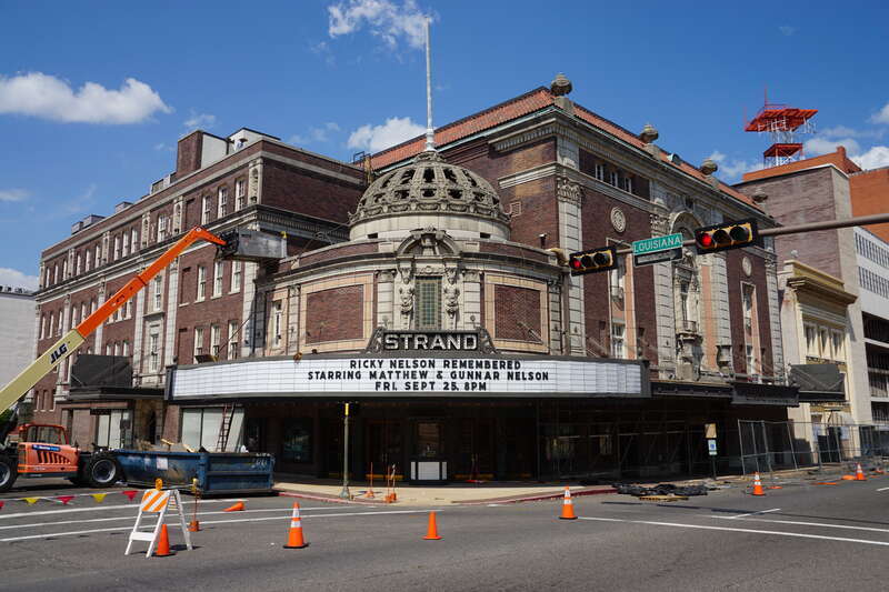 The Strand Theatre (under renovation) in Shreveport, Louisiana (United States).