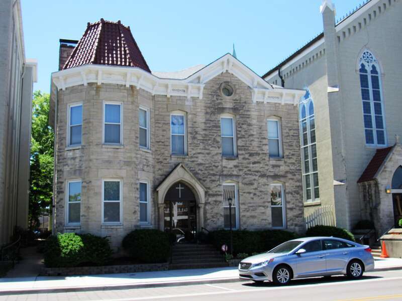 The rectory at St. Mary's Catholic Church in Evansville, Indiana.