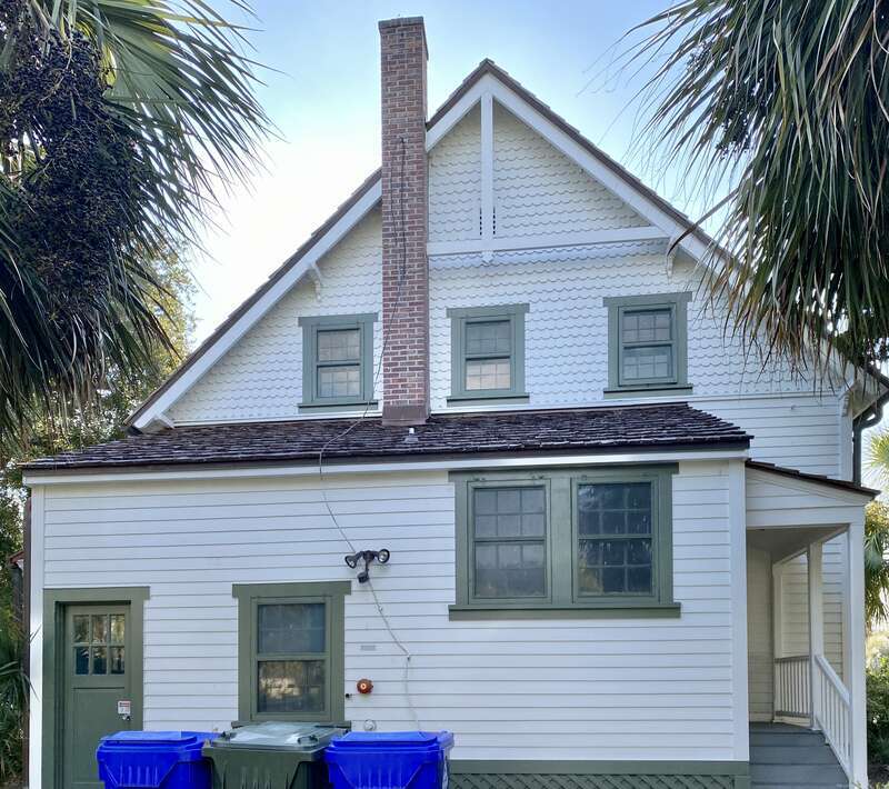 Originally built in 1891, the old Coast Guard Station has several buildings dating to 1891, 1898, and 1938, which were built during its period of operation as an active United States Coast Guard Station.  Since closed, the station has been repurposed