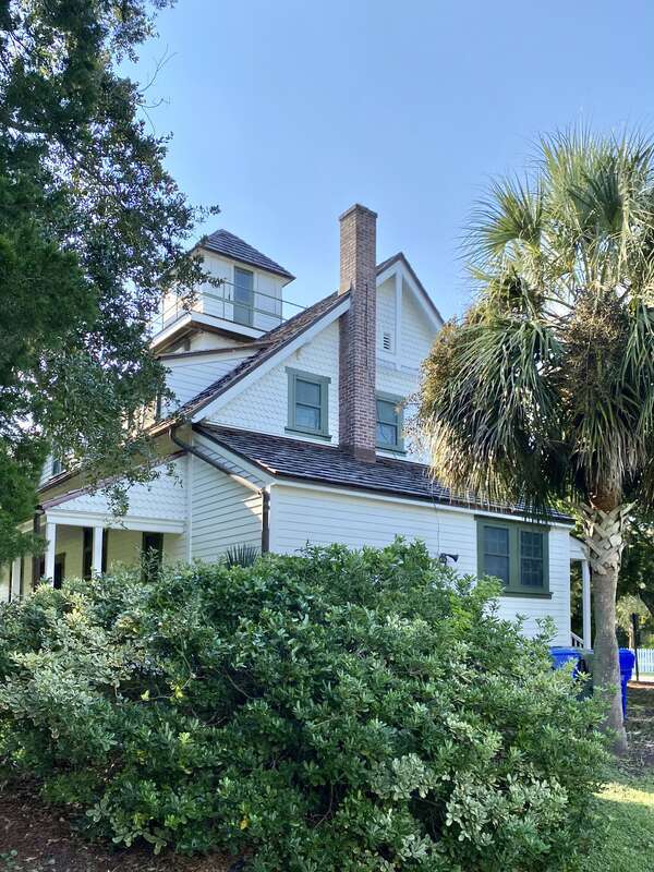 Originally built in 1891, the old Coast Guard Station has several buildings dating to 1891, 1898, and 1938, which were built during its period of operation as an active United States Coast Guard Station.  Since closed, the station has been repurposed