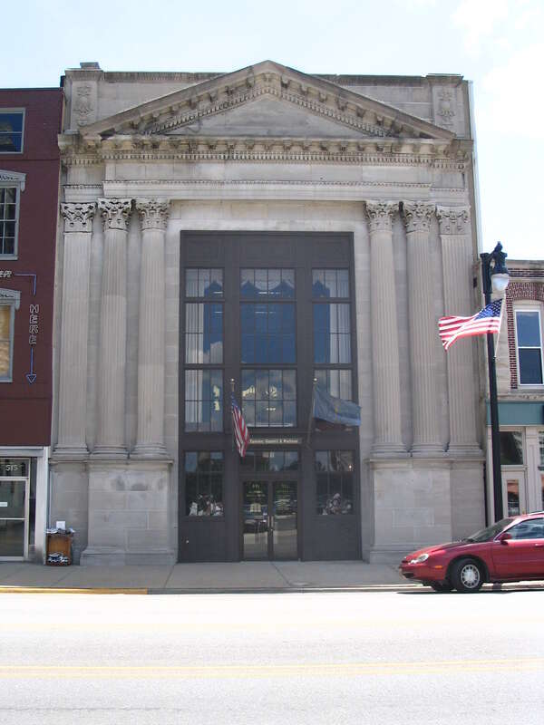 The former First National-McKeen Bank Building, now home to a law firm.