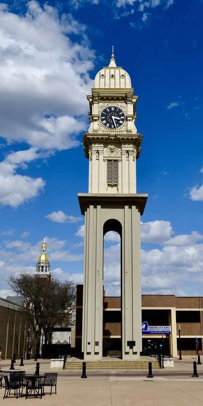 Town Clock in Dubuque, Iowa
