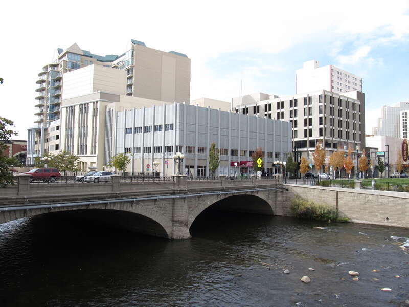 The Truckee River is a stream in the U.S. states of California and Nevada. The river flows northeasterly and is 121 miles (195 km) long. The Truckee is the sole outlet of Lake Tahoe and drains part of the high Sierra Nevada, emptying into Pyramid