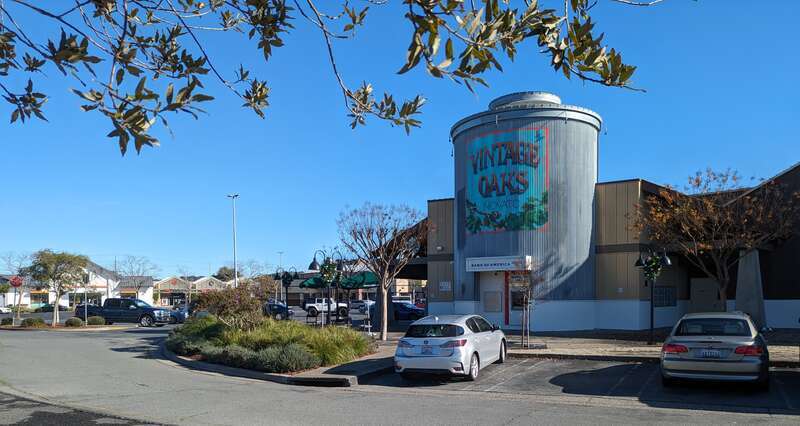 Vintage Oaks, a shopping center in Novato, California, United States.