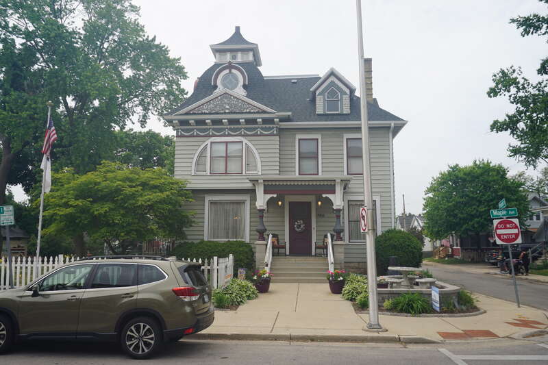 The William G. Mann House in Waukesha, Wisconsin (United States).