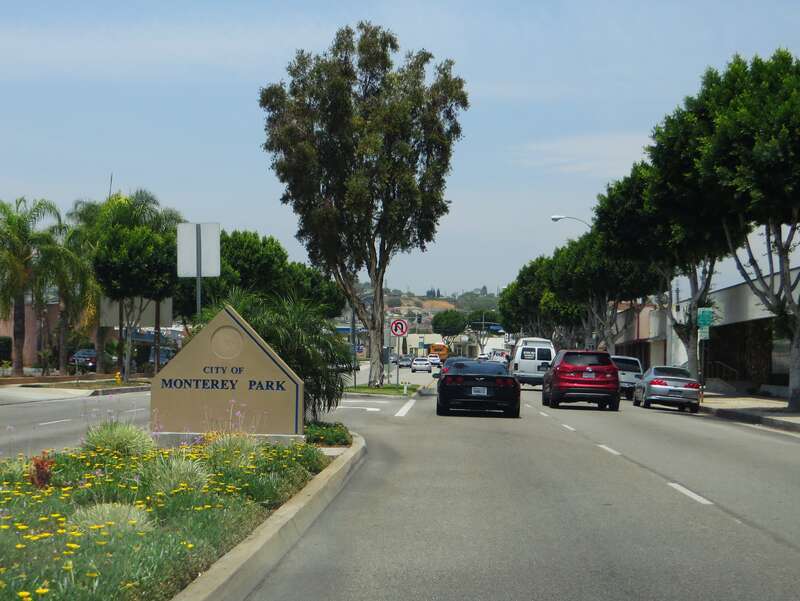 Monterey Park is a city in Los Angeles County, California, United States, 10 miles (16 km) east of Downtown Los Angeles. The city's motto is &quot;Pride in the past, Faith in the future&quot;. Monterey Park is part of a cluster of cities (Alhambra, Arcadia,