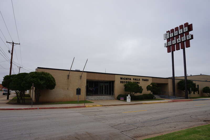 The Wichita Falls Times Record News building in Wichita Falls, Texas (United States).
