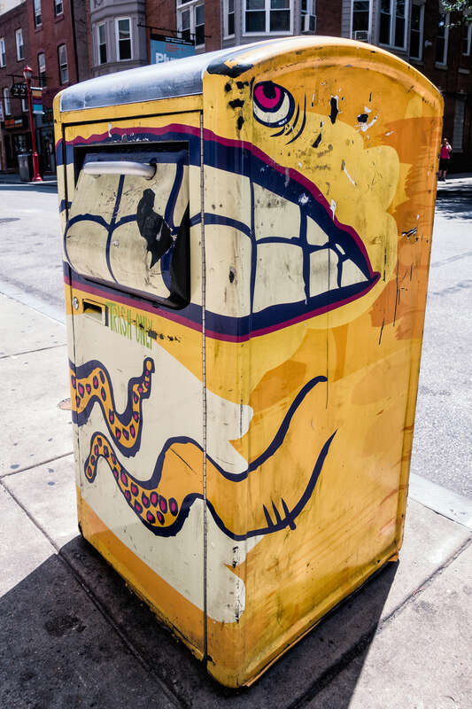 Yellow Toothy Trash Monster