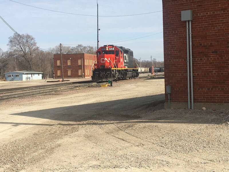 Canadian National No. 658 in Waterloo, Iowa