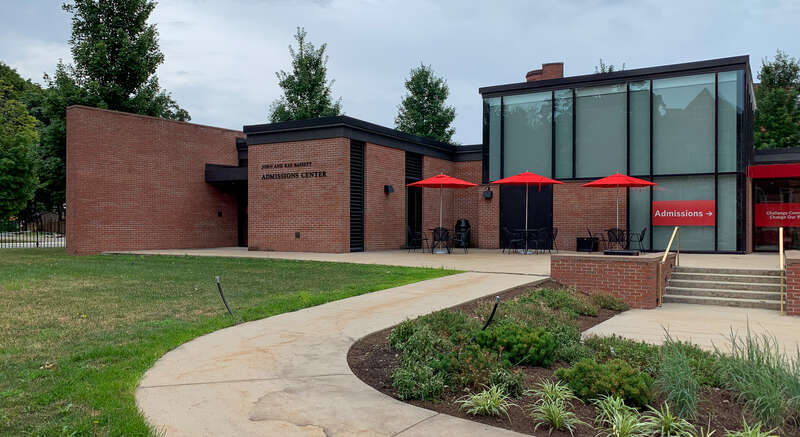 Admissions building, Clark University, Worcester Massachusetts