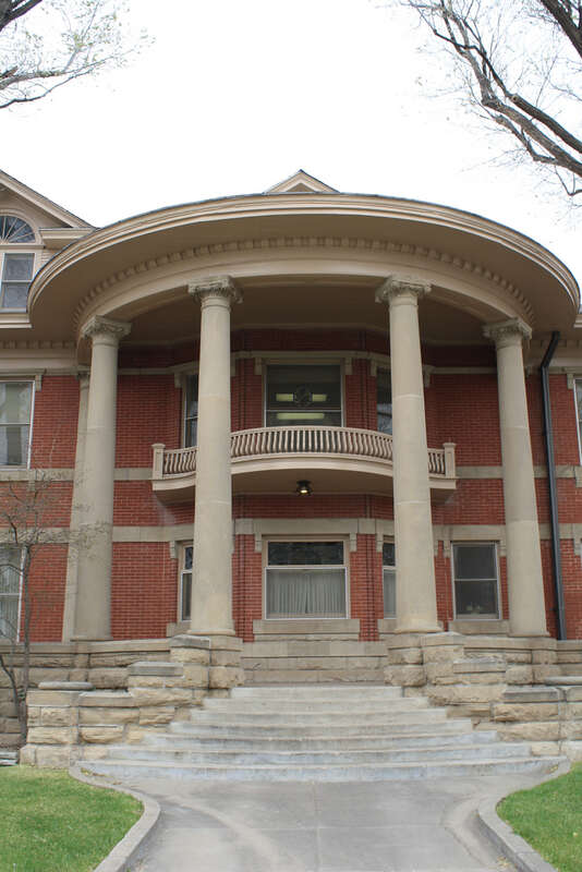 Formerly the Mary E. Bivins Memorial Library, this 1900s house now houses the Amarillo Chamber of Commerce.