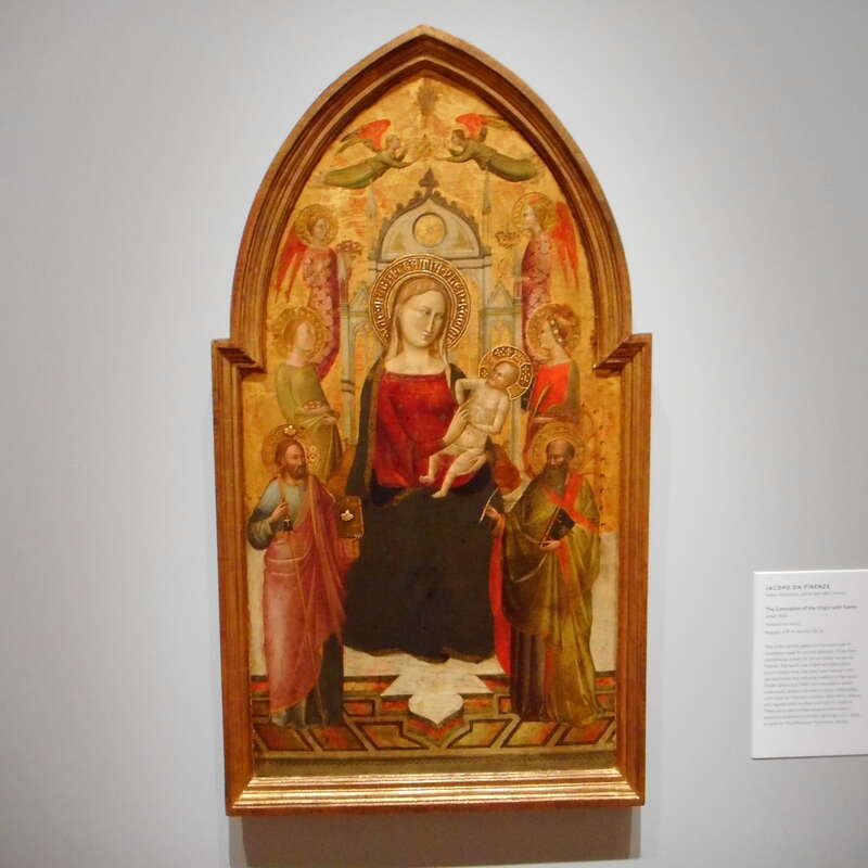 Artwork on display at the Norton Museum of Art at 2019 reopening