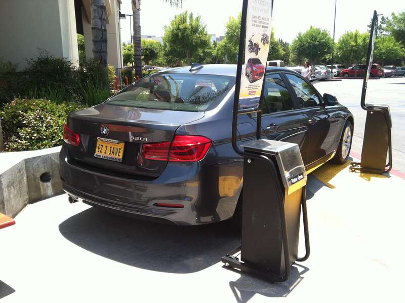 BMW 320i 2017 Base Sedan Back. Built in Rosslyn, South Africa and Designed in Germany.