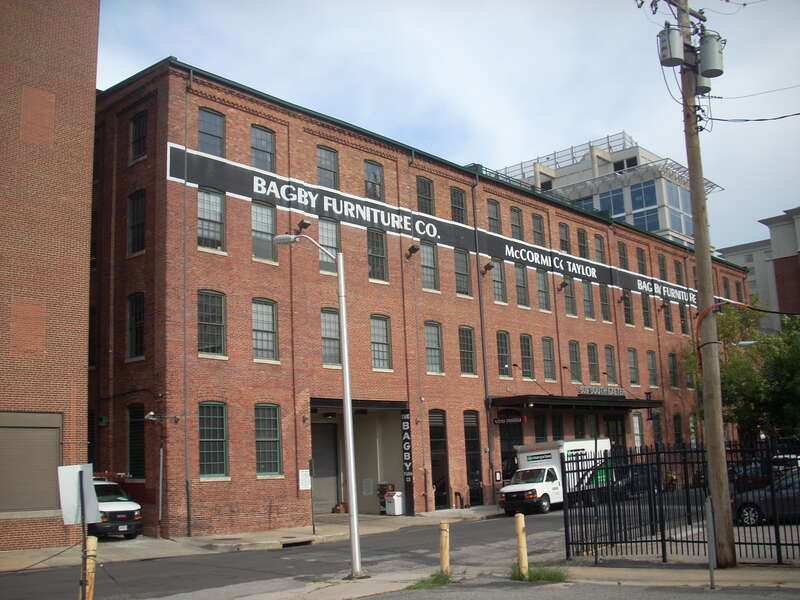 Bagby Furniture Company Building, 509 S. Exeter St., Baltimore City, Maryland. Built 1902-1907.