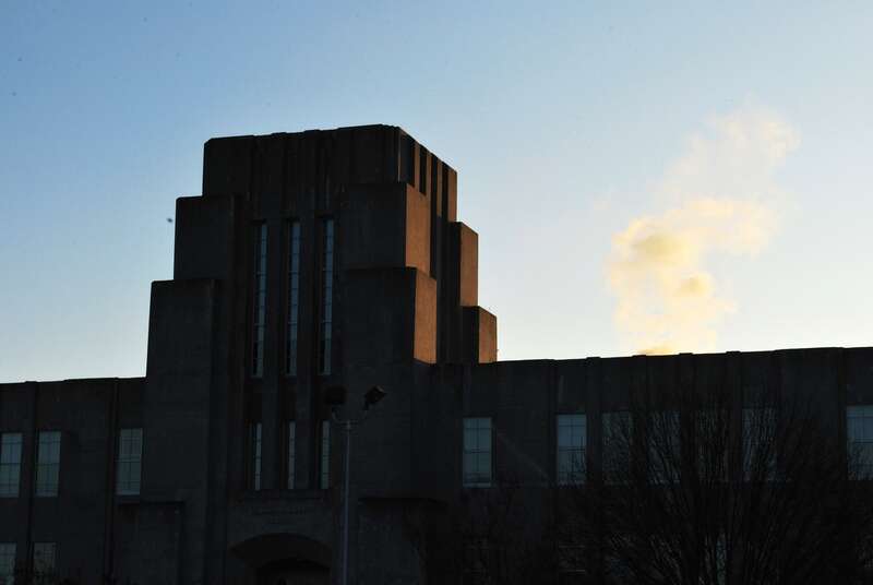 Bailey Tower when cold