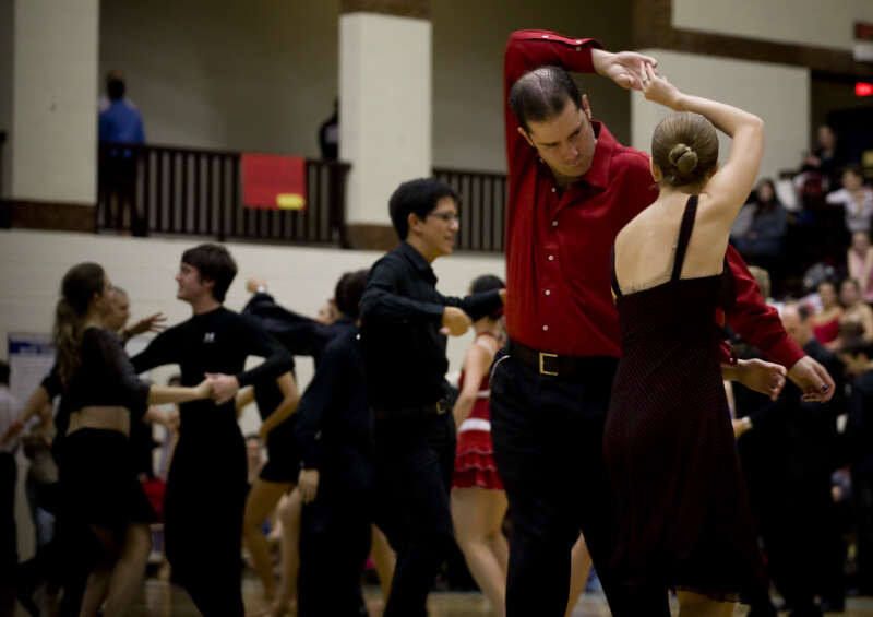 Ballroom dance in Somerville, Massachusetts, 2008.