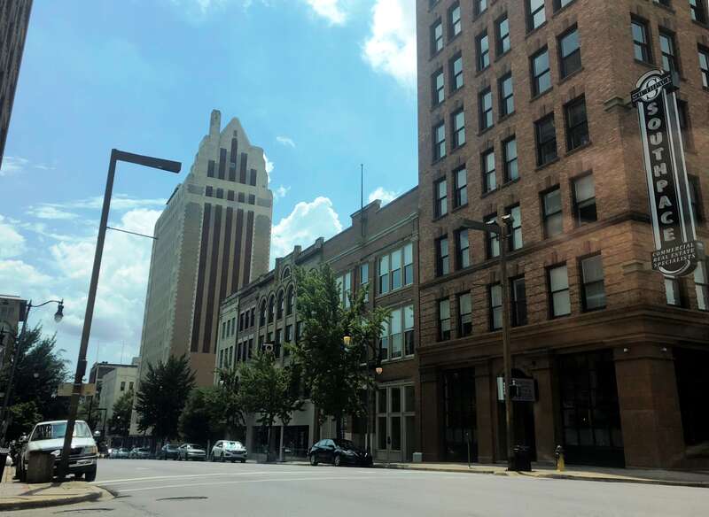 Historic quarter around 3rd Avenue in downtown Birmingham, Alabama.