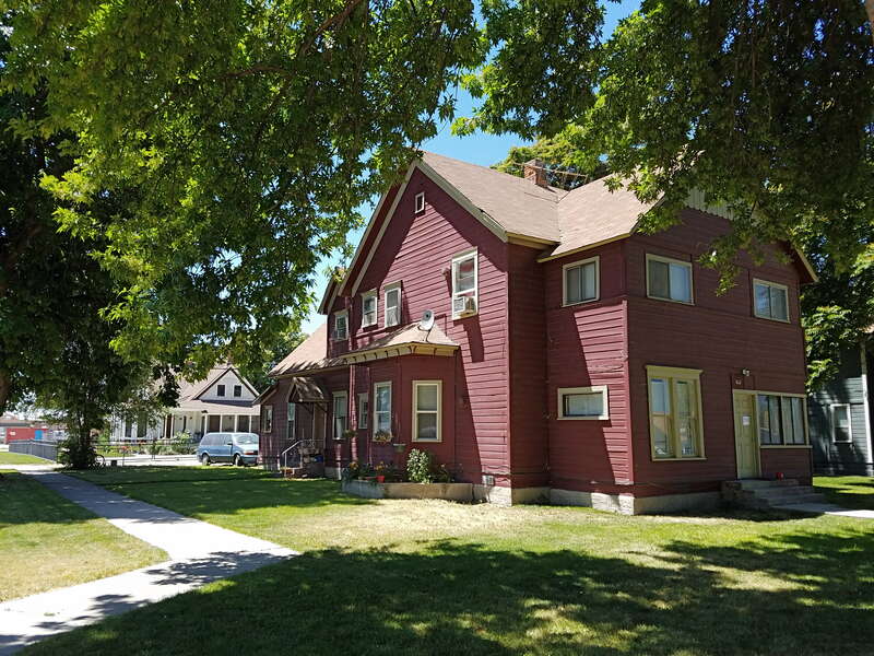 The Henry and Carrie Gwinn Blatchley House (1889) is part of the North Caldwell Historic District. The Blatchleys were early supporters of the Caldwell Presbyterian Church and generous donors to the College of Idaho.