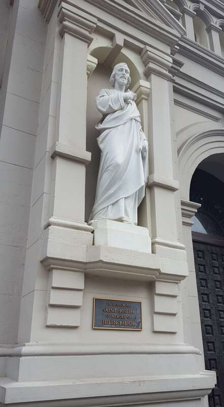 Blessed Sacrament Cathedral Statue