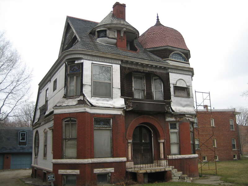 George H. Miller House, Bloomington, Illinois. National Register of Historic Places.