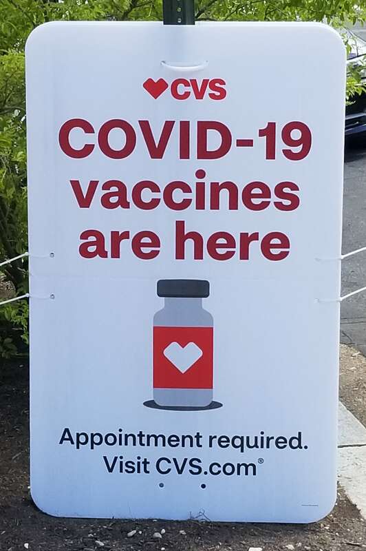 Sign near CVS Health, 500 12th Streeet SE, Washington DC