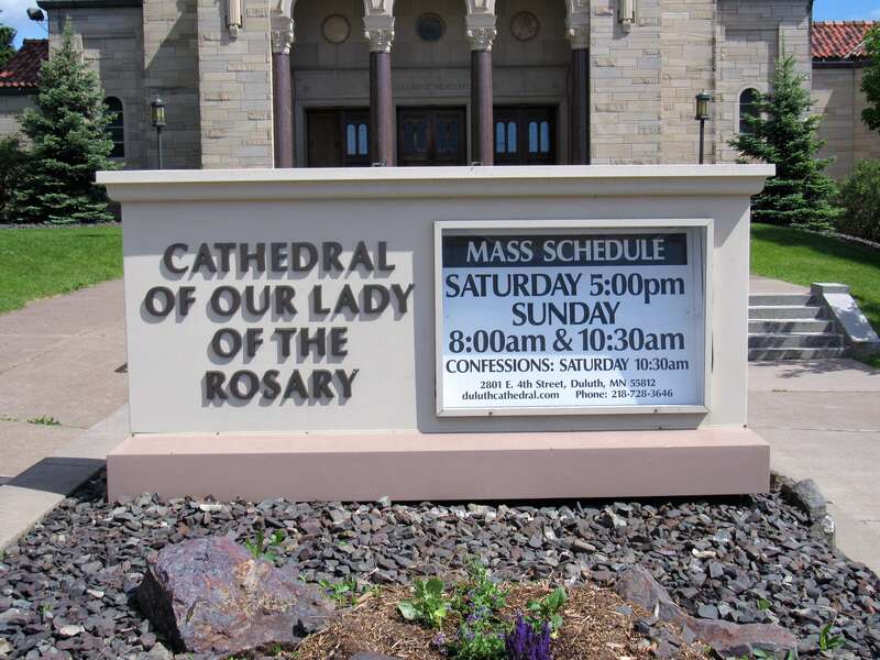 Cathedral of Our Lady of the Rosary in Duluth, Minnesota.