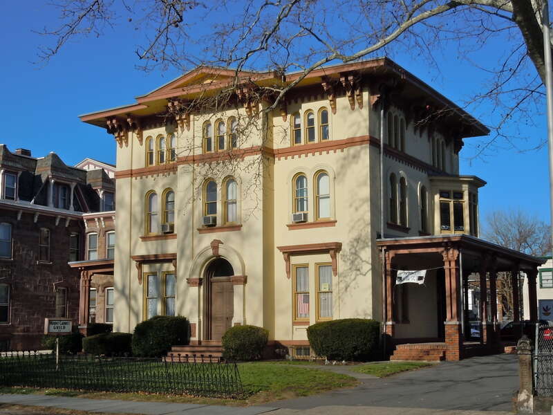 Charles Brearley House on the NRHP since April 14, 1995. At 73 N. Clinton Ave., Trenton, New Jersey
