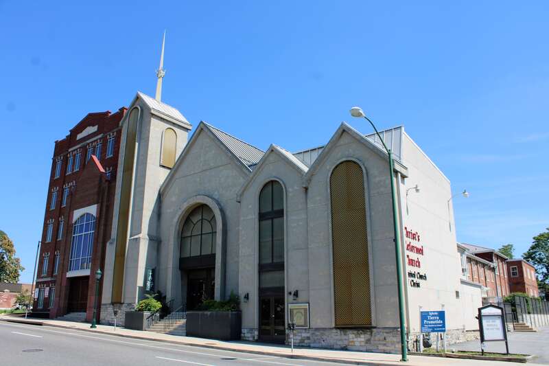 Christ’s Reformed Church United Church of Christ on W. Franklin St. in Hagerstown, Maryland.