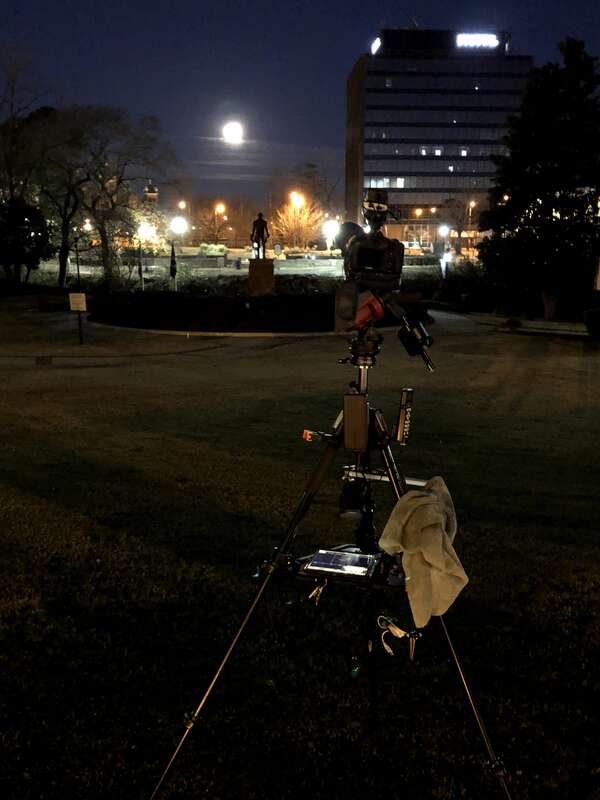 From the camera @ 6:29 am EST